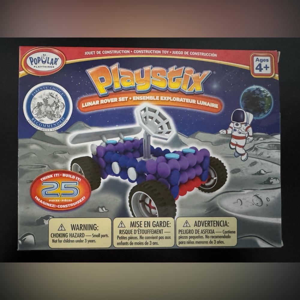 Lunar Rover Building Set - Purple and White - Picture 2 of 4